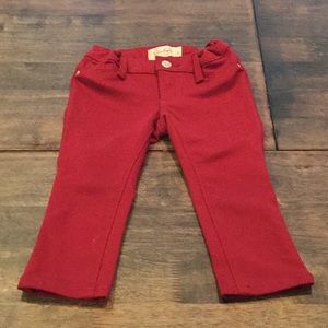 Girls Maroon Jeggings